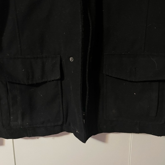 Mens Large Black & Grey Jacket with Hood - Picture 6 of 16